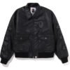 Bape Sta Patched Flight A2 Black Bomber Jacket 1