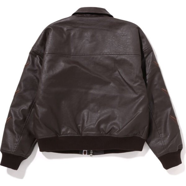 Bape Sta Patched Flight A2 Vintage Brown Bomber Jacket 2