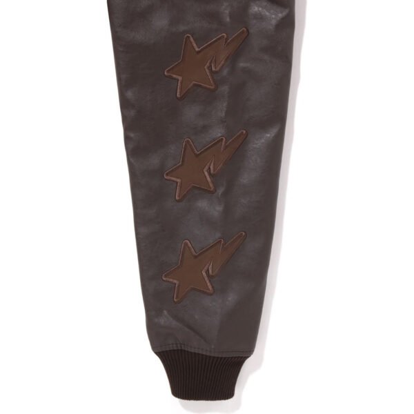 Bape Sta Patched Flight A2 Vintage Brown Bomber Jacket 4