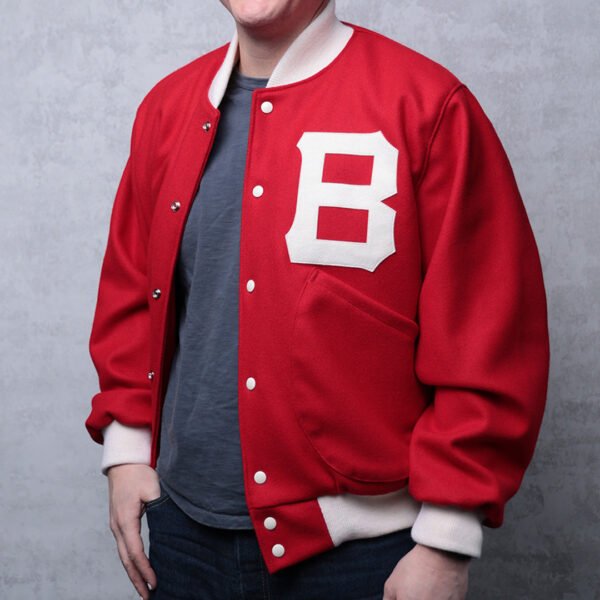 Boston Bees 1939 Authentic Red Bomber Jacket 4