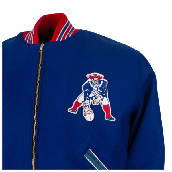 Boston Patriots 1965 Authentic Royal blue Bomber Jacket 2