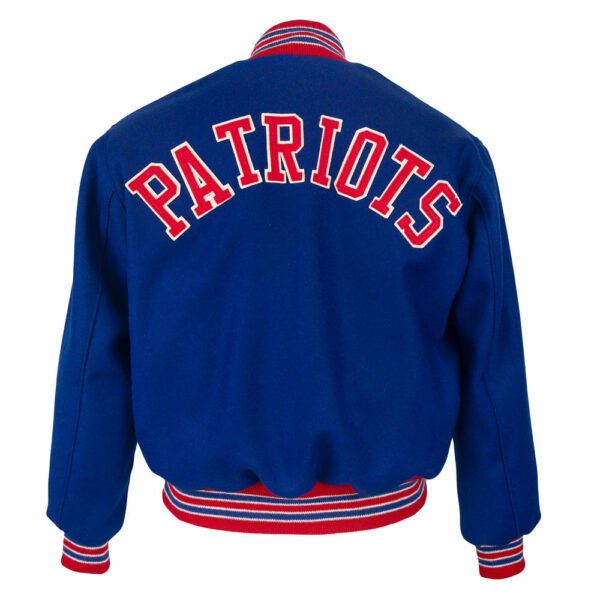 Boston Patriots 1965 Authentic Royal blue Bomber Jacket 3