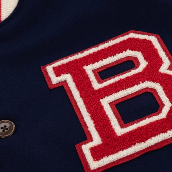 Brooklyn Dodgers 1932 Authentic Navy blue Varsity Jacket 2
