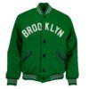 Brooklyn Dodgers 1937 Authentic Green Bomber Jacket 1