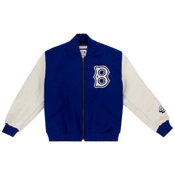 Brooklyn Dodgers 1940 Authentic Royal Blue Varsity Jacket 1