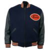 Chicago Bears 1958 Authentic Navy Bomber Jacket 1