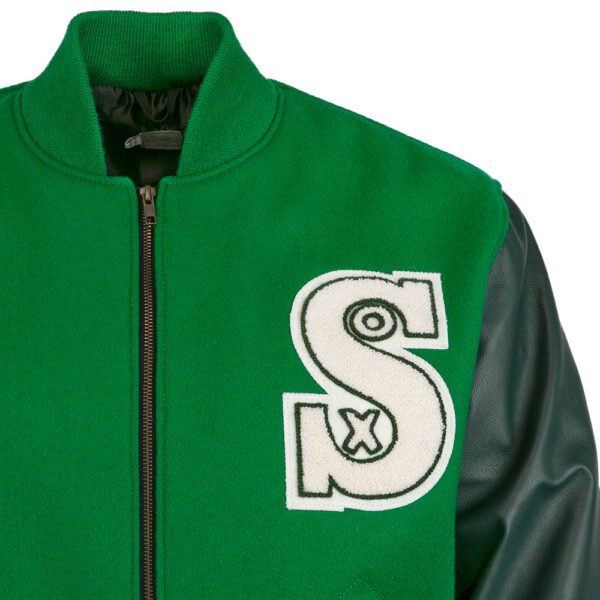 Chicago White Sox 1932 Authentic Kelly Wool Bomber Jacket 2
