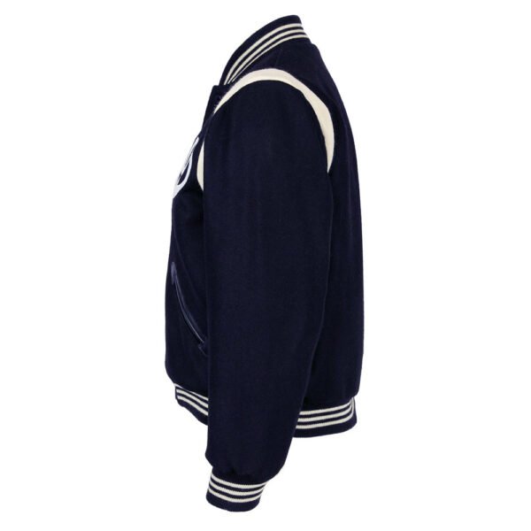Chicago White Sox 1967 Authentic Navy Wool Bomber Jacket 2