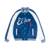 Elton John varsity style Blue Bomber jacket 1