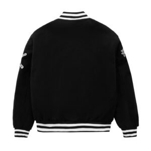 Fusionism 8 Ball Black Varsity Jacket 3