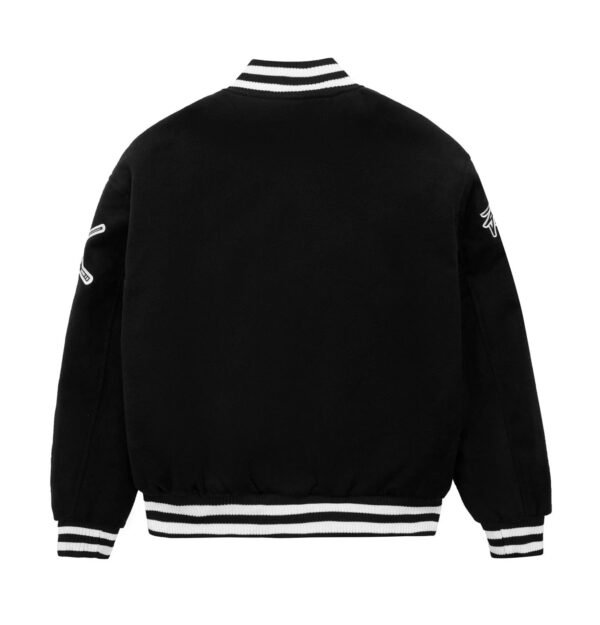Fusionism 8 Ball Black Varsity Jacket 3