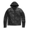 Harley Davidson Mens Auroral II 3 in 1 Leather Jacket Black 1