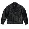 Harley Davidson Mens Leather Classic Moto Jacket Jet Black 1