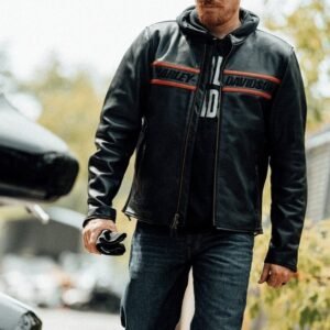 Harley Davidson Mens Victory Lane II Leather Jacket Black 2 1