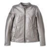 Harley Davidson Womens Paradigm Triple Vent System 2.0 Leather Riding Jacket G 1