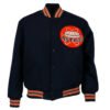 Houston Astros 1965 Authentic Navy Wool Bomber Jacket 1