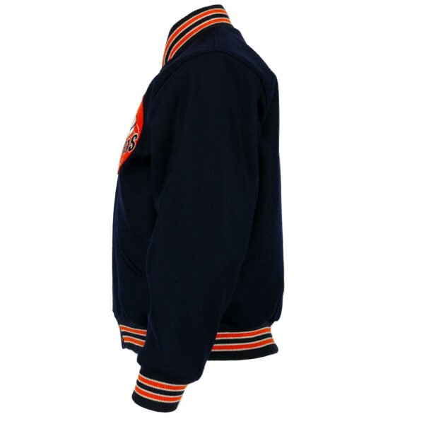 Houston Astros 1965 Authentic Navy Wool Bomber Jacket 2
