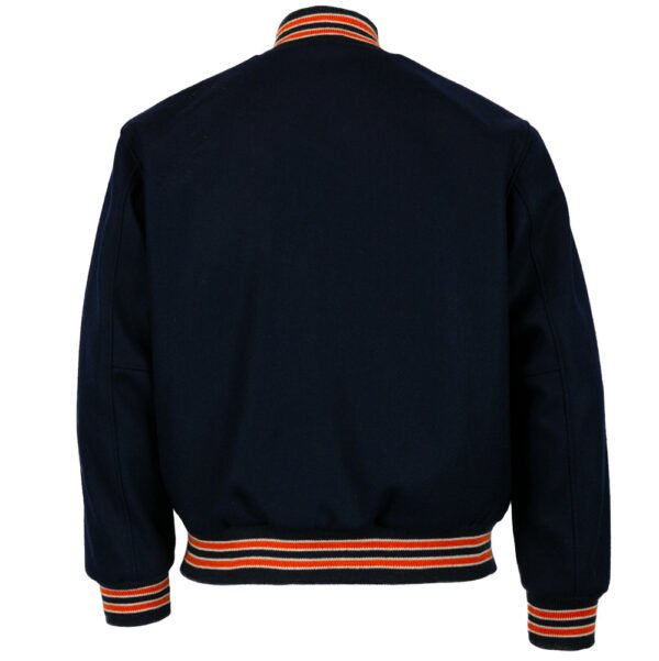 Houston Astros 1965 Authentic Navy Wool Bomber Jacket 3