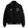 Kith X Marvel X Men Wool Varsity Jacket Black 1