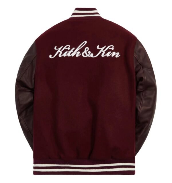 Kith for Golden Bear Varsity Jacket Maroon 2