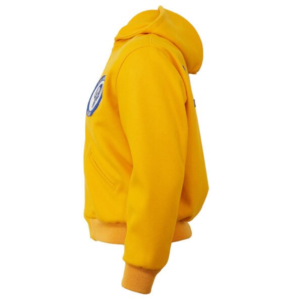 Los Angeles Rams 1950 Authentic Gold Wool jacket With Hood 5