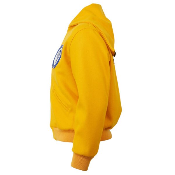 Los Angeles Rams 1950 Authentic Gold Wool jacket With Hood 6