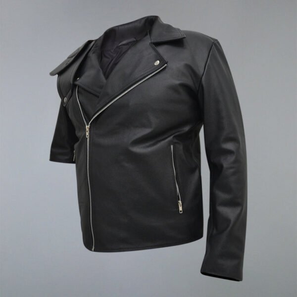 Mad Max 2 The Road Warrior Biker Leather Jacket Black 2