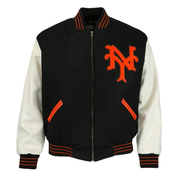 New York Giants 1951 Authentic Wool Varsity Jacket Black 1