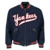 New York Yankees 1947 Authentic Bomber Jacket Navy 1