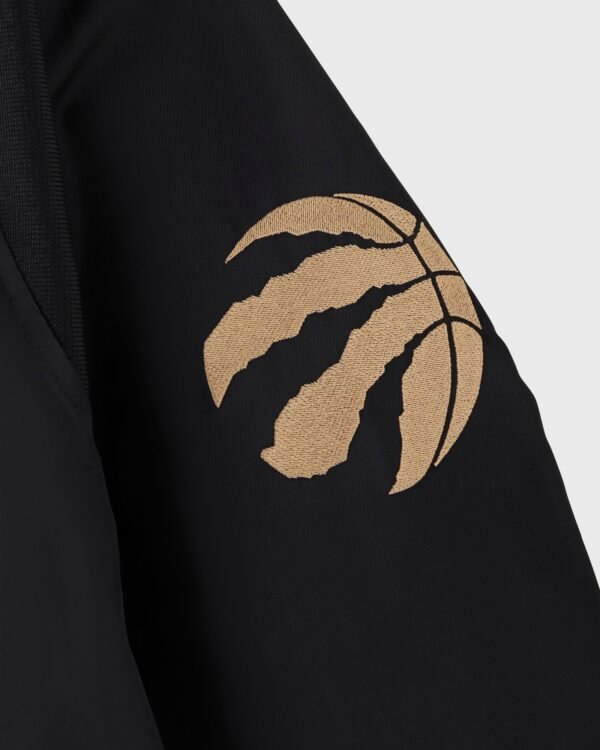 OVO NBA Toronto Raptors Satin Varsity Jacket Black 4
