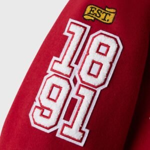 OVO Stanford Campus Red Varsity Jacket 5