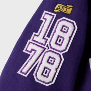 OVO Western Campus Purple Varsity Jacket 3