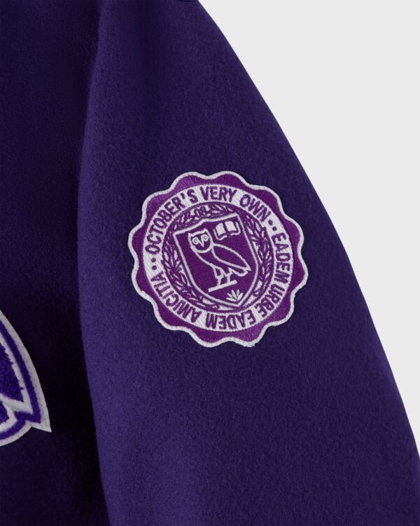 OVO Western Campus Purple Varsity Jacket 4