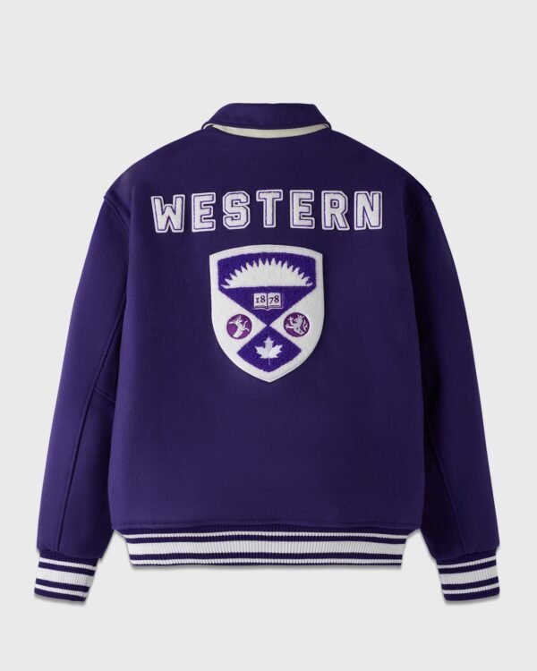 OVO Western Campus Purple Varsity Jacket 7