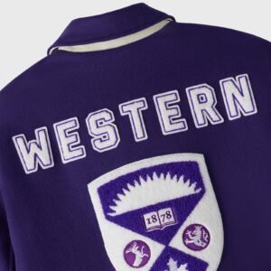 OVO Western Campus Purple Varsity Jacket 8