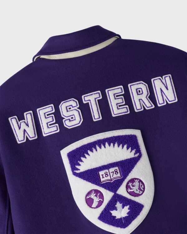 OVO Western Campus Purple Varsity Jacket 8