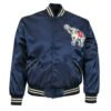 Philadelphia Athletics 1953 Authentic Navy Satin Bomber Jacket 1