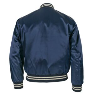 Philadelphia Athletics 1953 Authentic Navy Satin Bomber Jacket 4