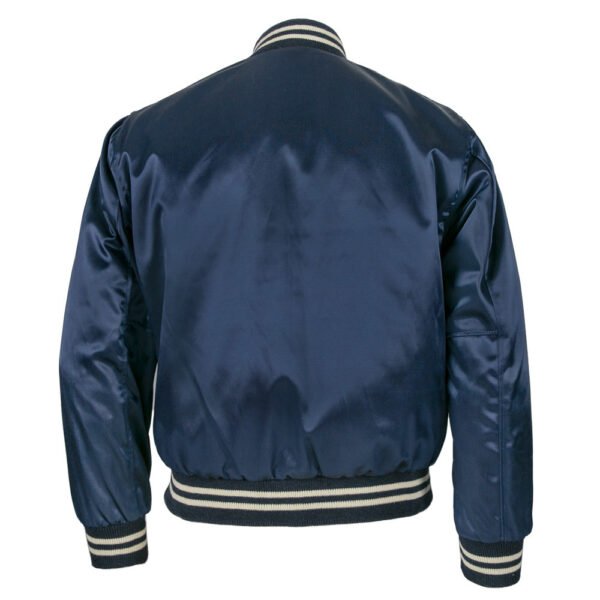 Philadelphia Athletics 1953 Authentic Navy Satin Bomber Jacket 4