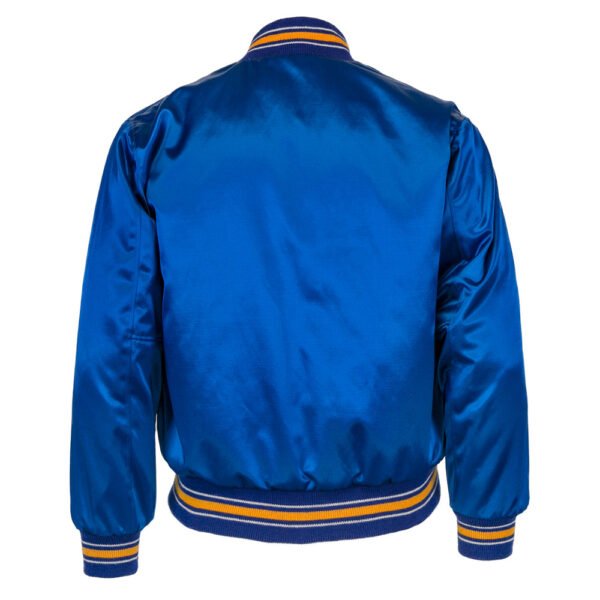 Seattle Mariners 1982 Authentic Royal Blue Satin Jacket 2