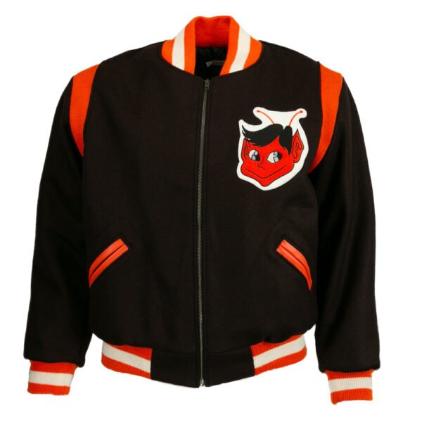 St. Louis Browns 1952 Authentic Bomber Jacket Black 1