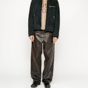 Stussy 8 Ball Black Suede Bing Jacket 1