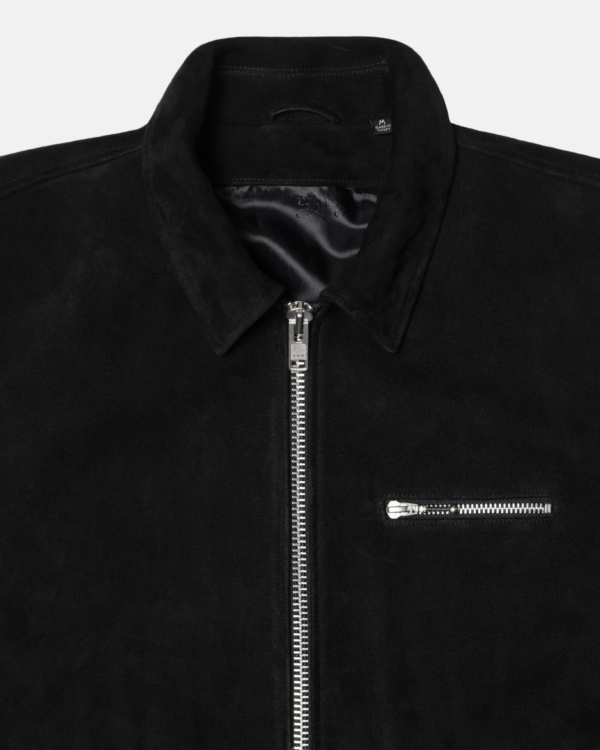 Stussy 8 Ball Black Suede Bing Jacket 2