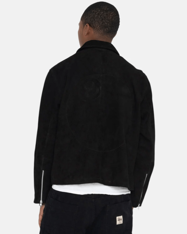 Stussy 8 Ball Black Suede Bing Jacket 4