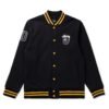 Stussy Black 8 Ball Wool Varsity Jacket 1