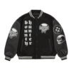 Supreme Bounty Hunter Wool Leather Varsity Jacket Black 1