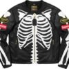 Supreme Vanson Leather Bones Jacket Black 1