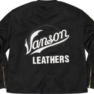 Supreme Vanson Leathers Cordura Mesh Jacket Black 2