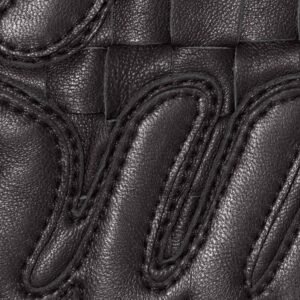 Supreme Woven Leather Varsity Jacket Black 4