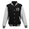 The Weeknd XO Wool Leather Varsity Jacket BlackWhite 1